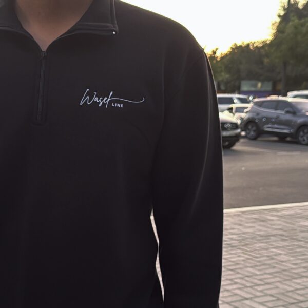 Black wasel line sweater