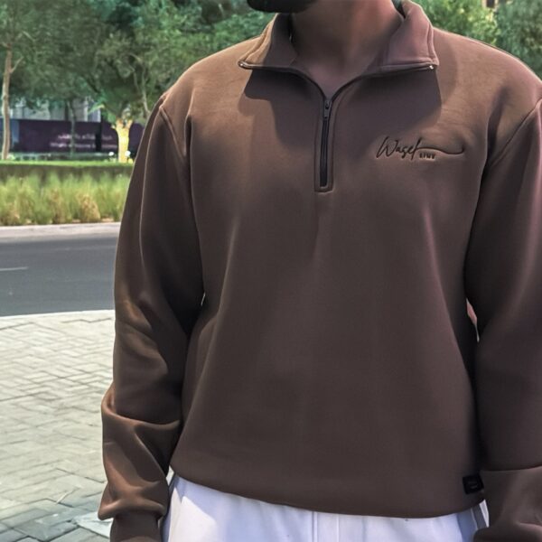 Brown wasel line sweater